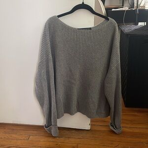 French Connection Gray Pullover Sweater